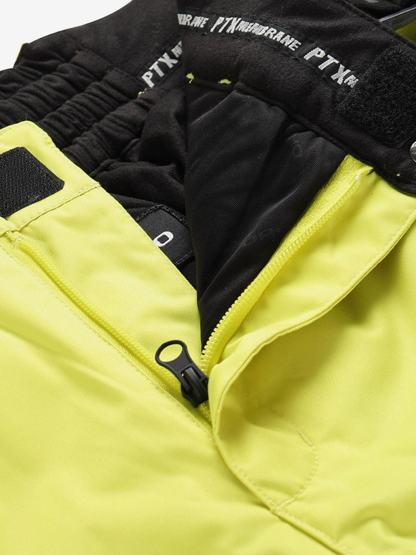 ALPINE PRO Pantaloni de schi verde deschis pentru bărbați cu membrană PTX ALPINE PRO Osag