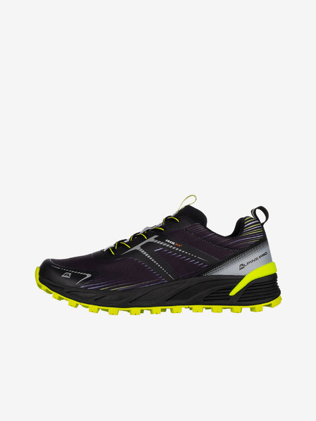 ALPINE PRO Pantofi sport bărbătești negri cu talpă antibacteriană ALPINE PRO Hermone