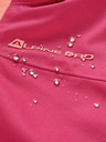 ALPINE PRO Geacă de schi portocalie și roz pentru fete, cu membrană PTX ALPINE PRO Reamo