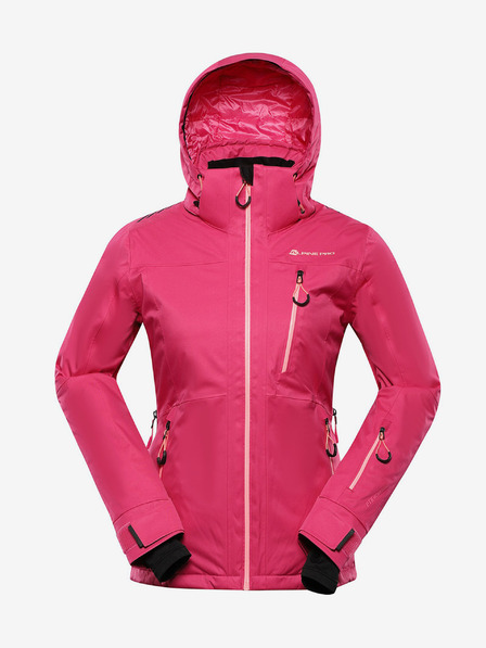 ALPINE PRO Jachetă de schi roz închis pentru femei cu membrană PTX ALPINE PRO Reamo