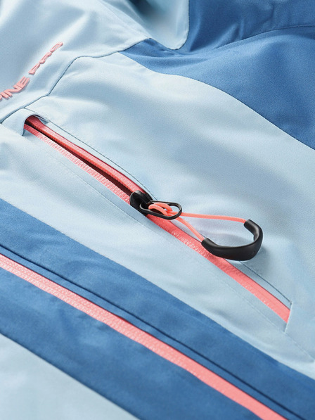 ALPINE PRO Jachetă de schi de damă albastră cu membrană PTX ALPINE PRO Reamo
