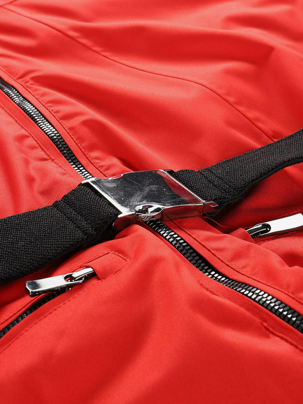 ALPINE PRO Jachetă de schi roșie de damă cu membrană PTX ALPINE PRO Olada