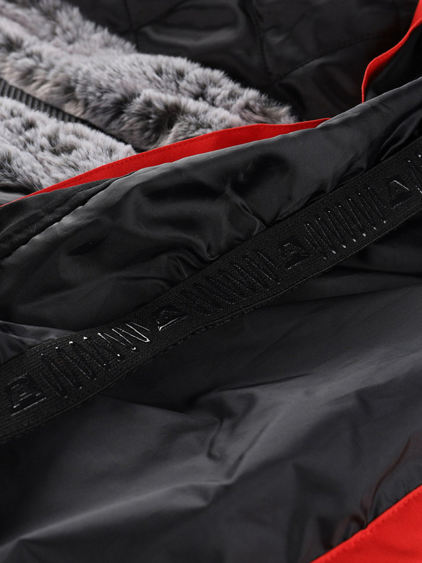 ALPINE PRO Jachetă de schi roșie de damă cu membrană PTX ALPINE PRO Olada