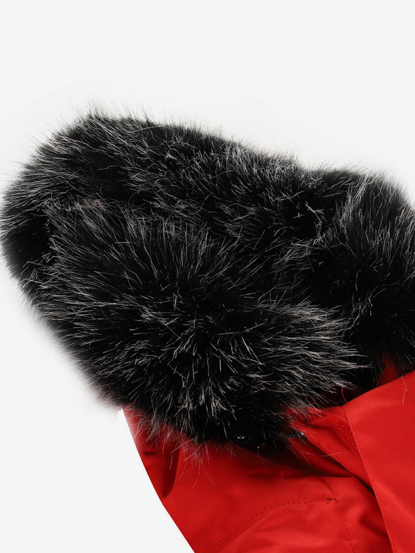 ALPINE PRO Jachetă de schi roșie de damă cu membrană PTX ALPINE PRO Olada