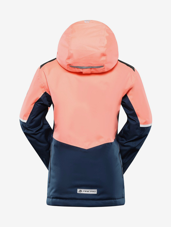 ALPINE PRO Geacă de schi portocalie pentru copii cu membrană PTX ALPINE PRO Zaribo