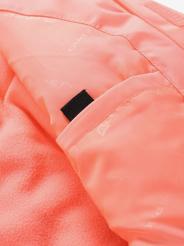 ALPINE PRO Geacă de schi portocalie pentru copii cu membrană PTX ALPINE PRO Zaribo