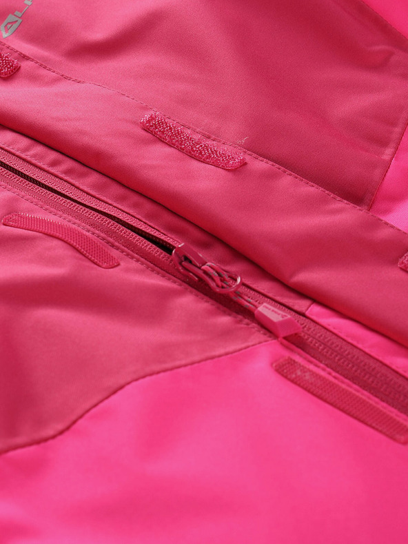 ALPINE PRO Jachetă de schi pentru fete roz închis cu membrană PTX ALPINE PRO Zaribo