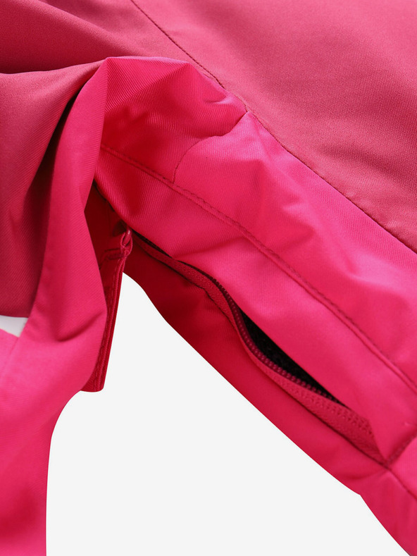 ALPINE PRO Jachetă de schi pentru fete roz închis cu membrană PTX ALPINE PRO Zaribo