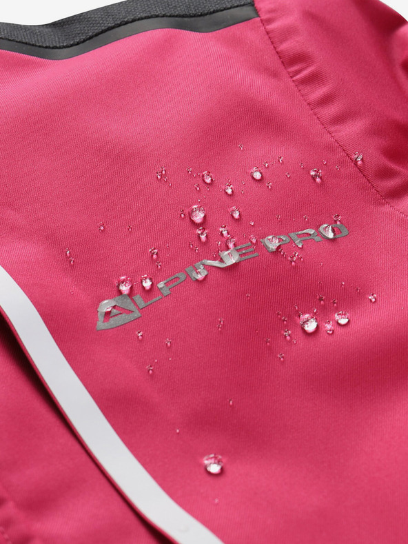 ALPINE PRO Jachetă de schi pentru fete roz închis cu membrană PTX ALPINE PRO Zaribo