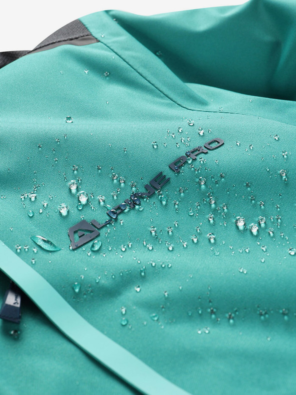 ALPINE PRO Geacă de schi verde pentru femei cu membrană PTX ALPINE PRO Zaribo