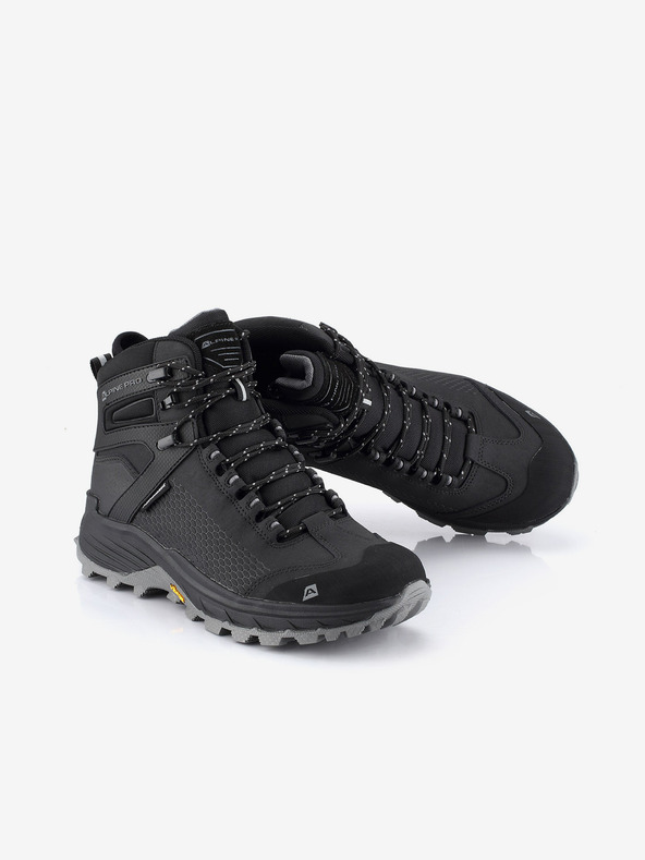 ALPINE PRO Bocanci de exterior pentru bărbați, negri, cu membrană PTX ALPINE PRO Kneiffe