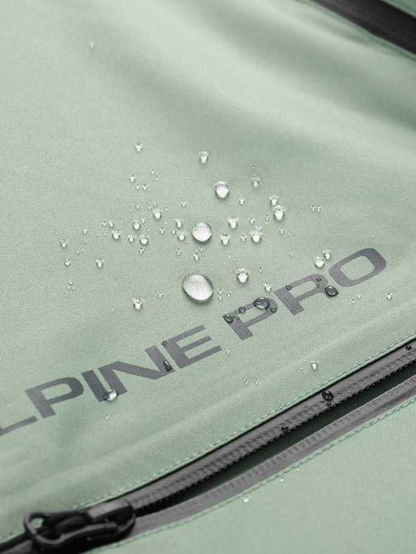 ALPINE PRO Geacă de schi verde pentru bărbați ALPINE PRO Omeq