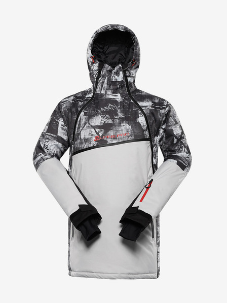 ALPINE PRO Geacă de schi pentru bărbați gri ALPINE PRO Omeq