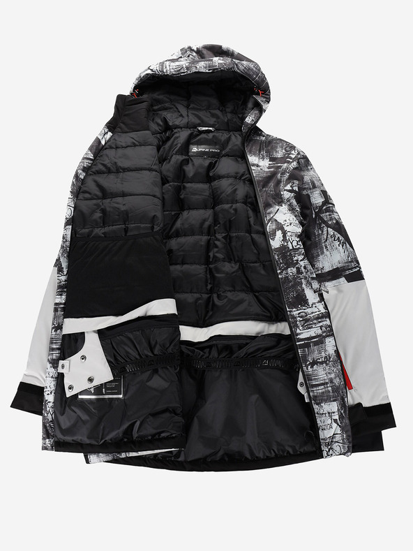 ALPINE PRO Geacă de schi pentru bărbați gri ALPINE PRO Omeq