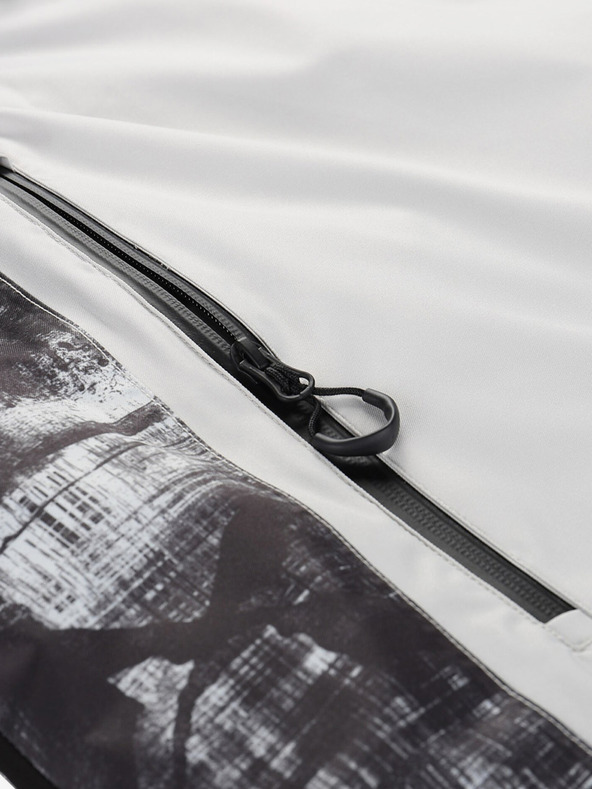 ALPINE PRO Geacă de schi pentru bărbați gri ALPINE PRO Omeq