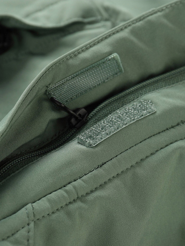 ALPINE PRO Jachetă softshell verde pentru bărbați ALPINE PRO Hoor