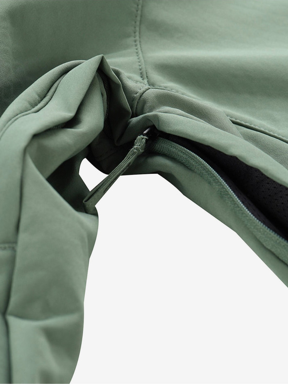 ALPINE PRO Jachetă softshell verde pentru bărbați ALPINE PRO Hoor