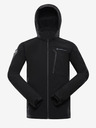 ALPINE PRO Jachetă softshell neagră pentru bărbați ALPINE PRO HOOR