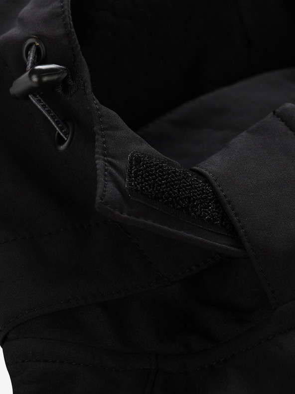 ALPINE PRO Jachetă softshell neagră pentru bărbați ALPINE PRO HOOR