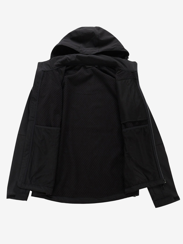 ALPINE PRO Jachetă softshell neagră pentru bărbați ALPINE PRO HOOR