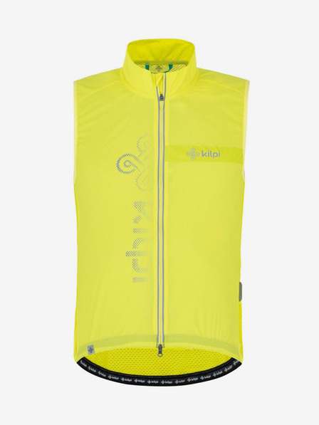 Kilpi Vestă de ciclism Kilpi FLOW-M verde deschis pentru bărbați