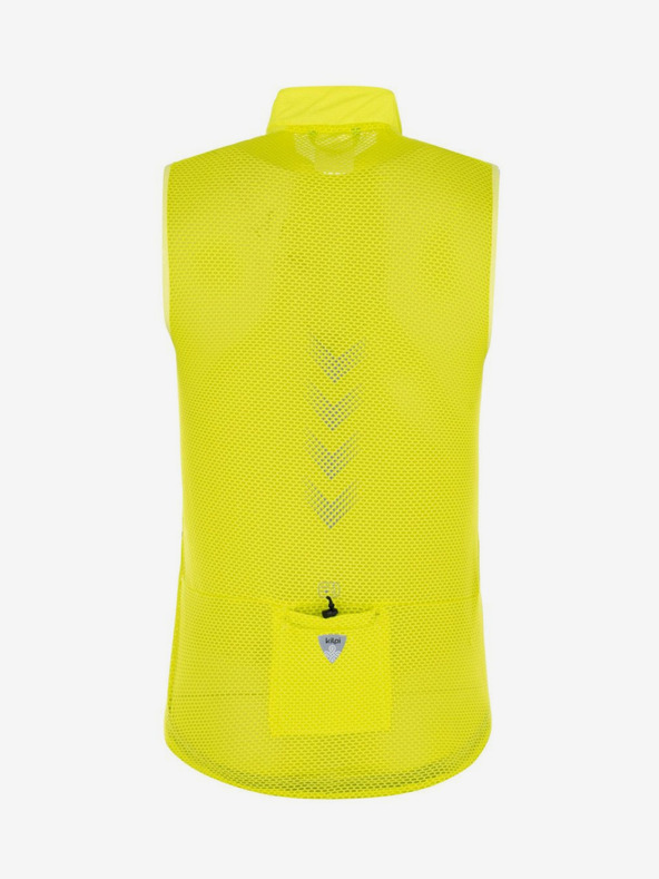 Kilpi Vestă de ciclism Kilpi FLOW-M verde deschis pentru bărbați