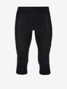 Kilpi Jambiere de alergare 3/4 de culoare neagră pentru bărbați Kilpi TERRY-M