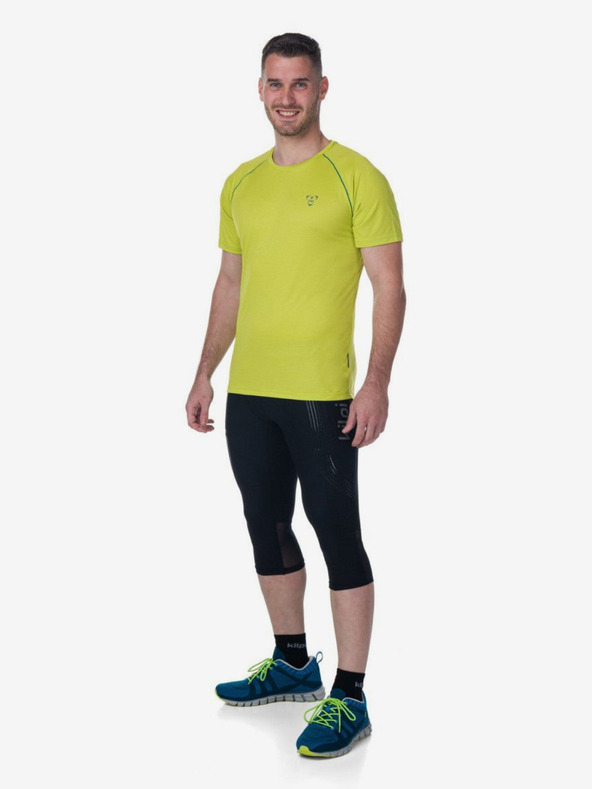 Kilpi Jambiere de alergare 3/4 de culoare neagră pentru bărbați Kilpi TERRY-M