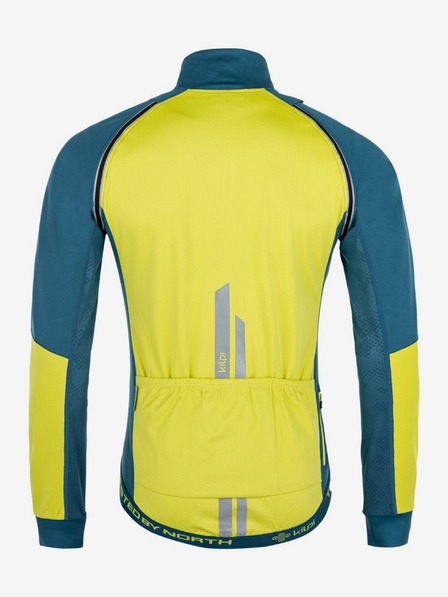 Kilpi Jachetă sport softshell galbenă și albastră pentru bărbați Kilpi Zain-M
