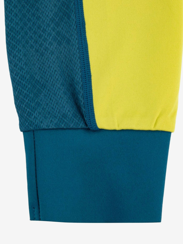 Kilpi Jachetă sport softshell galbenă și albastră pentru bărbați Kilpi Zain-M