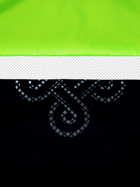 Kilpi Geacă de ciclism softshell neagră și galbenă pentru bărbați Kilpi Nereto-M