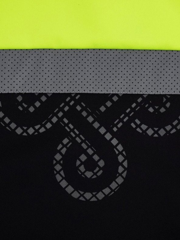 Kilpi Geacă de ciclism softshell neagră și galbenă pentru bărbați Kilpi Nereto-M