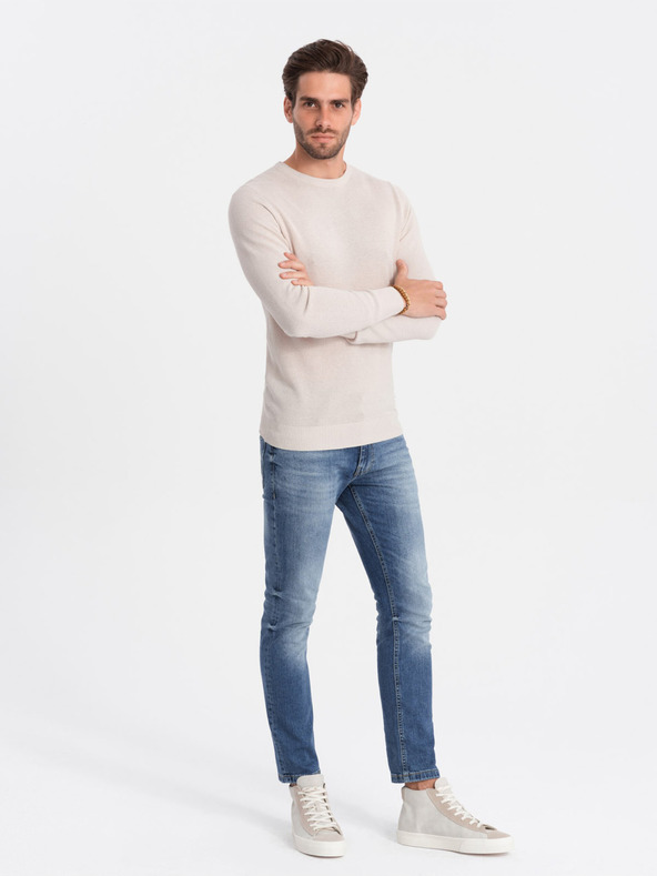 Ombre Clothing Pulover bărbătesc bej Ombre Clothing