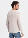 Ombre Clothing Pulover bărbătesc bej Ombre Clothing