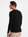 Ombre Clothing Pulover negru Ombre Clothing pentru bărbați