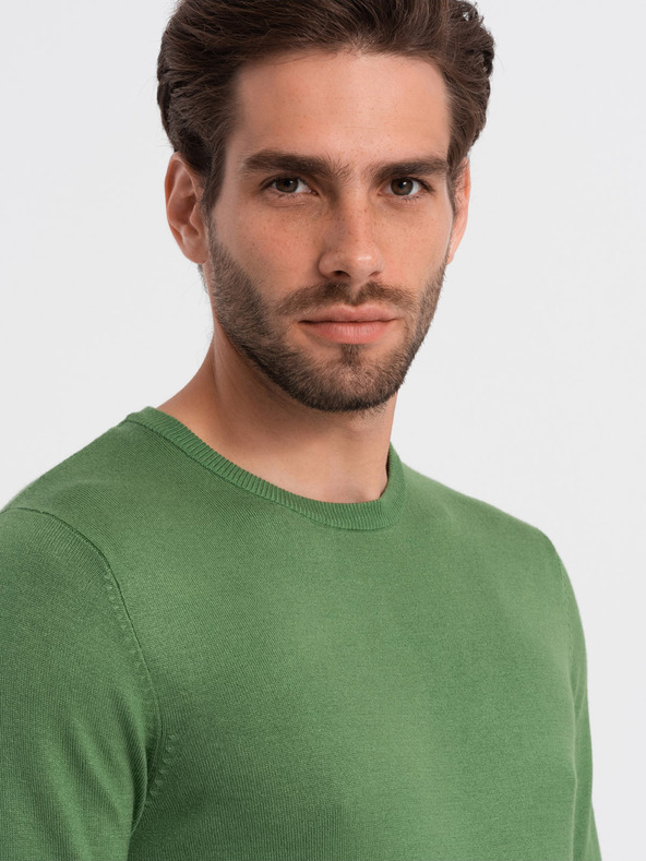 Ombre Clothing Pulover pentru bărbați verde Ombre Clothing