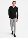 Ombre Clothing Pulover negru Ombre Clothing pentru bărbați