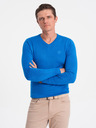 Ombre Clothing Pulover bărbătesc albastru Ombre Clothing