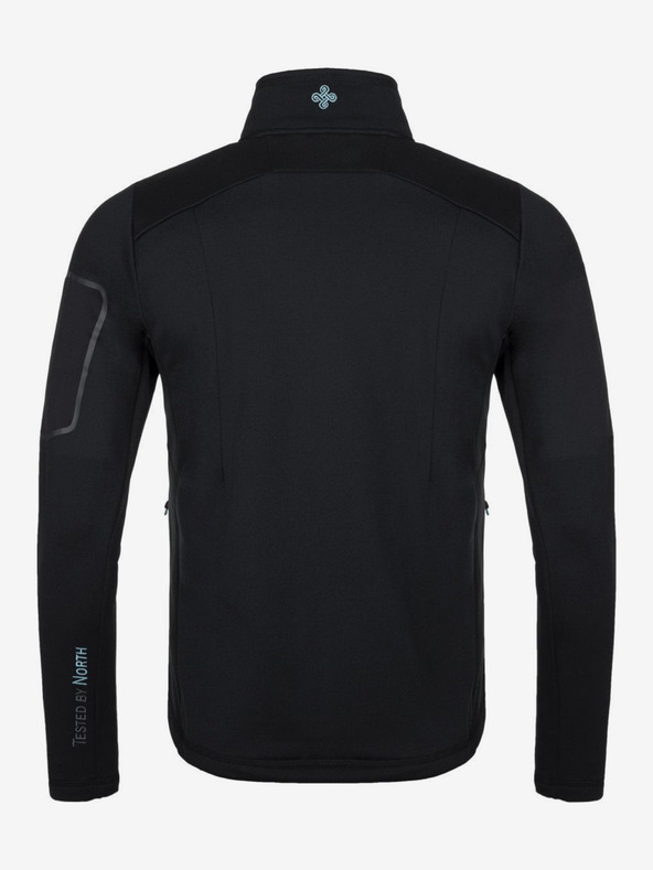 Kilpi Hanorac funcțional pentru bărbați Kilpi TEAM FLEECE-M Negru