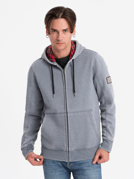 Ombre Clothing Sweatshirt Ombre Clothing gri pentru bărbați
