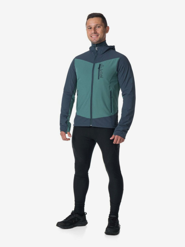 Kilpi Jachetă de alergare Softshell Petrol pentru bărbați Kilpi Balans-M