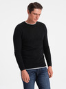 Ombre Clothing Pulover negru Ombre Clothing pentru bărbați