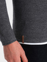 Ombre Clothing Dark Grey Pulover pentru bărbați Ombre Clothing