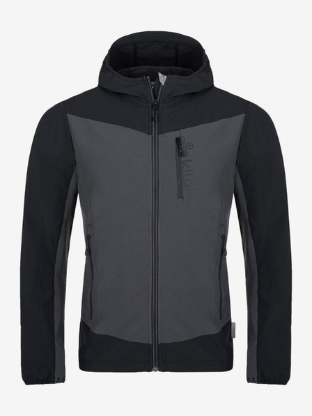 Kilpi Jachetă de alergare softshell gri închis pentru bărbați Kilpi Balans-M