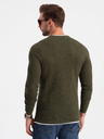 Ombre Clothing Pulover kaki pentru bărbați Ombre Clothing