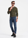 Ombre Clothing Pulover kaki pentru bărbați Ombre Clothing
