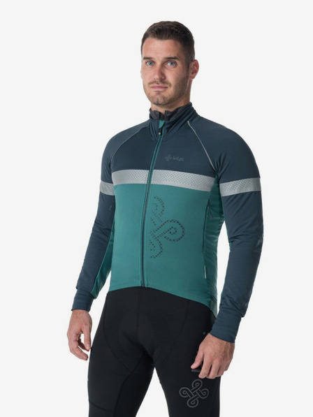 Kilpi Jachetă de ciclism din softshell albastru și petrol pentru bărbați Kilpi Nereto-M