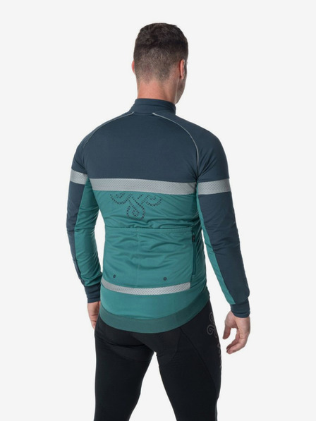 Kilpi Jachetă de ciclism din softshell albastru și petrol pentru bărbați Kilpi Nereto-M