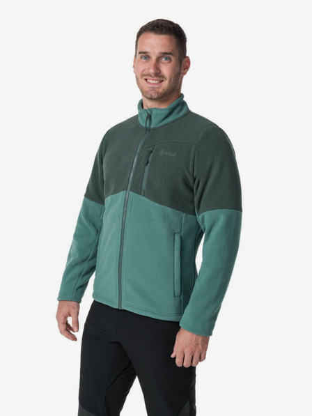 Kilpi Hanorac fleece verde închis pentru bărbați Kilpi Glander-M