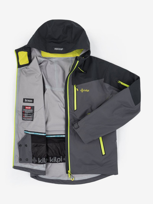 Kilpi Jachetă impermeabilă de exterior pentru bărbați, gri închis Kilpi HASTAR-M